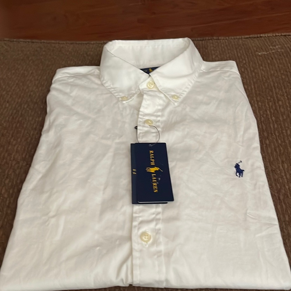 NWT Polo Ralph Lauren Mens Button Down Short Sleeve